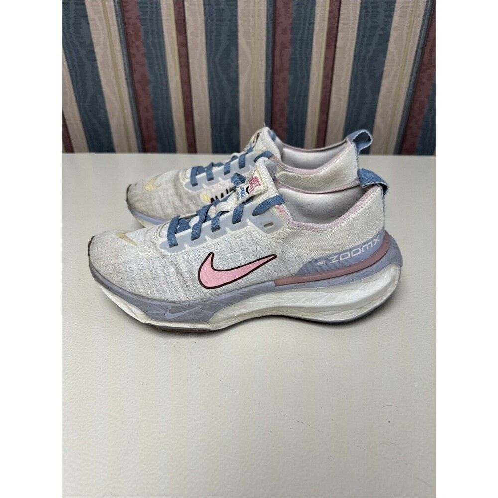 Nike ZoomX Invincible Run FK 3 Women Size 8 Shoes Sail Blue Soft Pink FJ7727-161